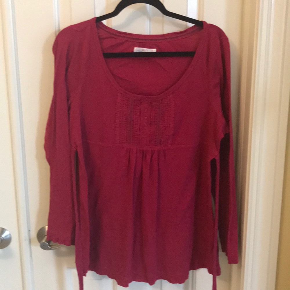 Old navy maternity XL red top